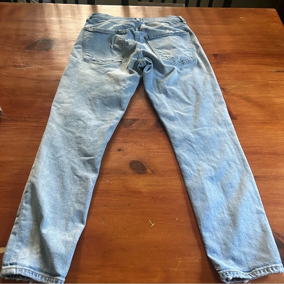 Agolde Sophie Mid-Rise Skinny Crop Jeans, Outsider Wash distressed Size 26 - Picture 5 of 13